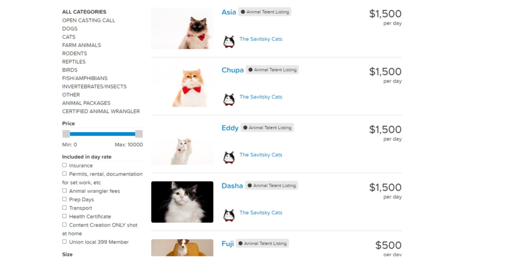 Pet Actors, Dog Actors, an Animal Actor Pets on Q